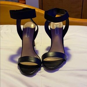 Black ankle heels
